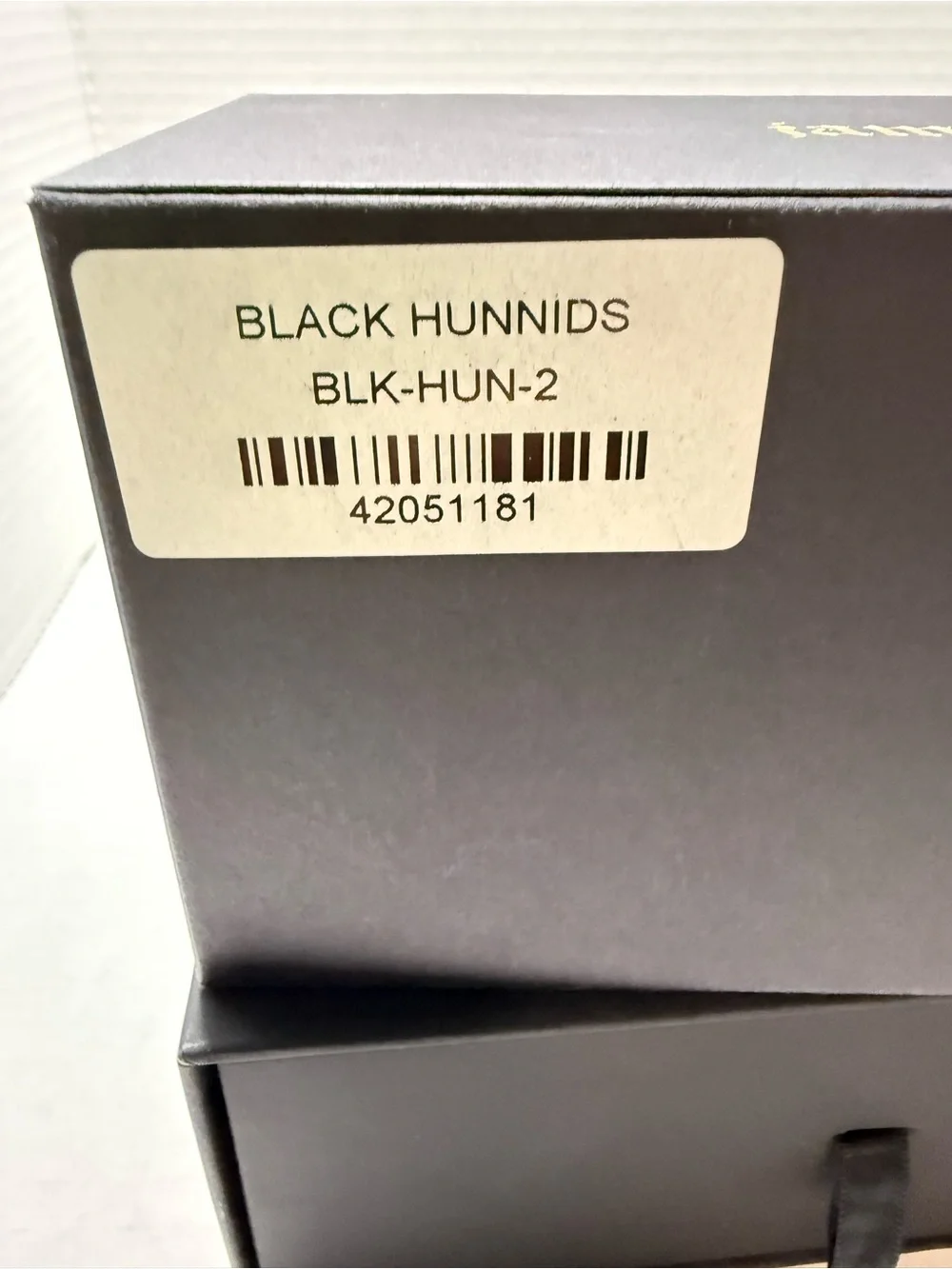 New James pro “hunnids” gloss black black lens sunglasses